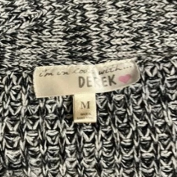 I’m in Love with Derek Open Front Cardigan Sweater Size M - Picture 3 of 5